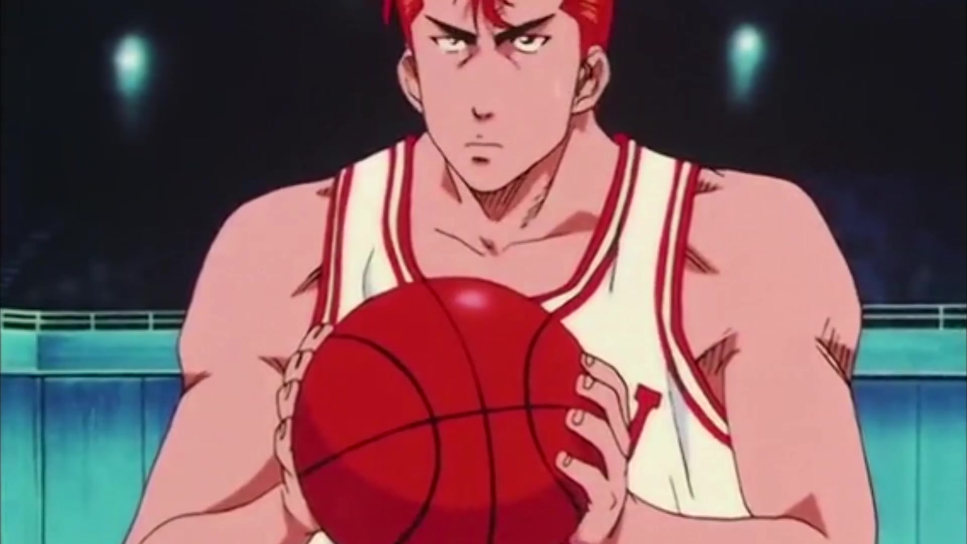 灌篮高手,樱木罚球,还没有投球就时间到了!