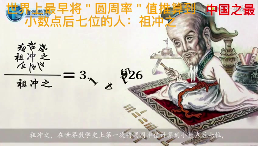 世界上第一个把圆周率精确到六位小数的人是谁