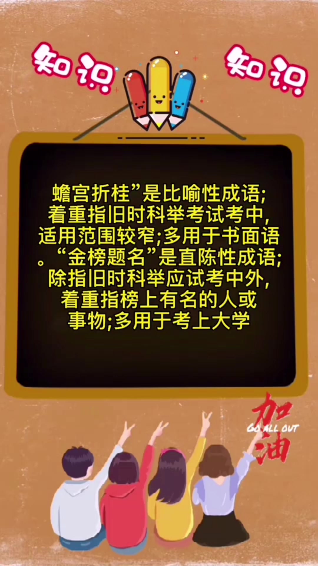 蟾宫折桂金榜题名是什么意思?