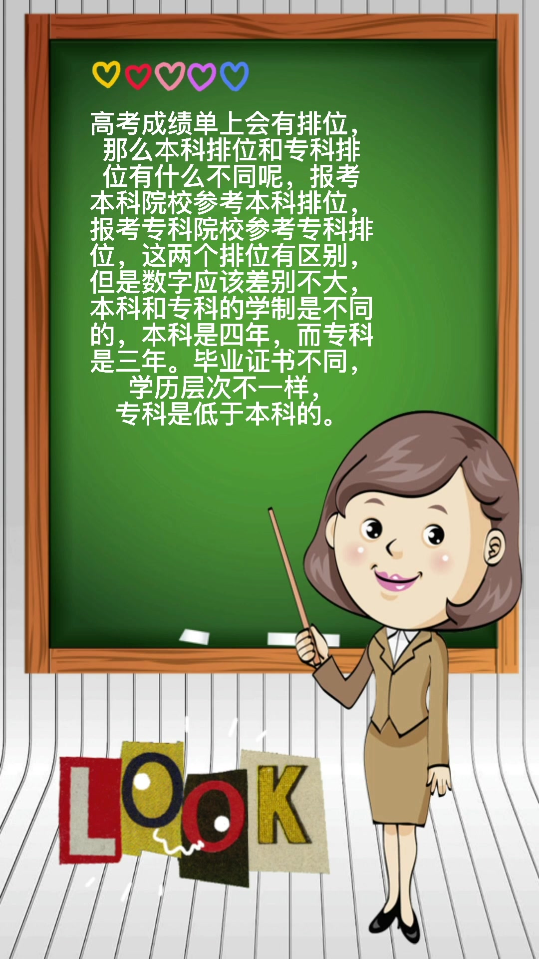 专科排位总分和本科排位总分的区别-度小视