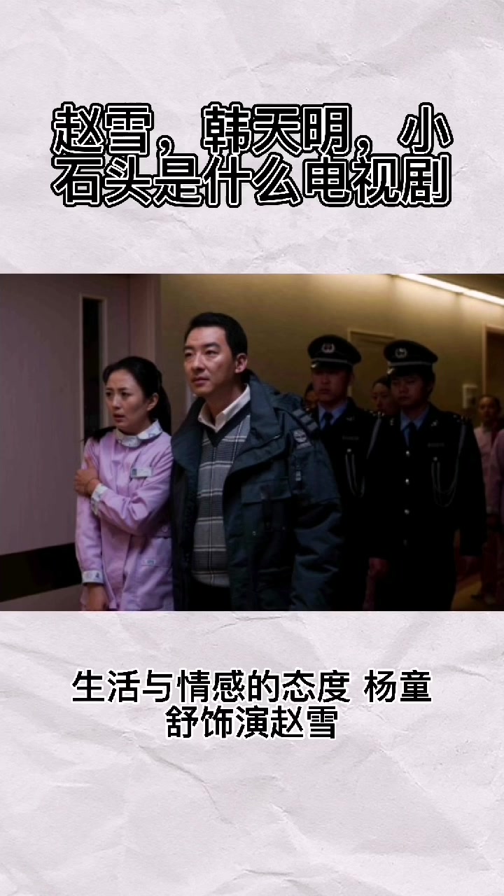 赵雪,韩天明,小石头是什么电视剧