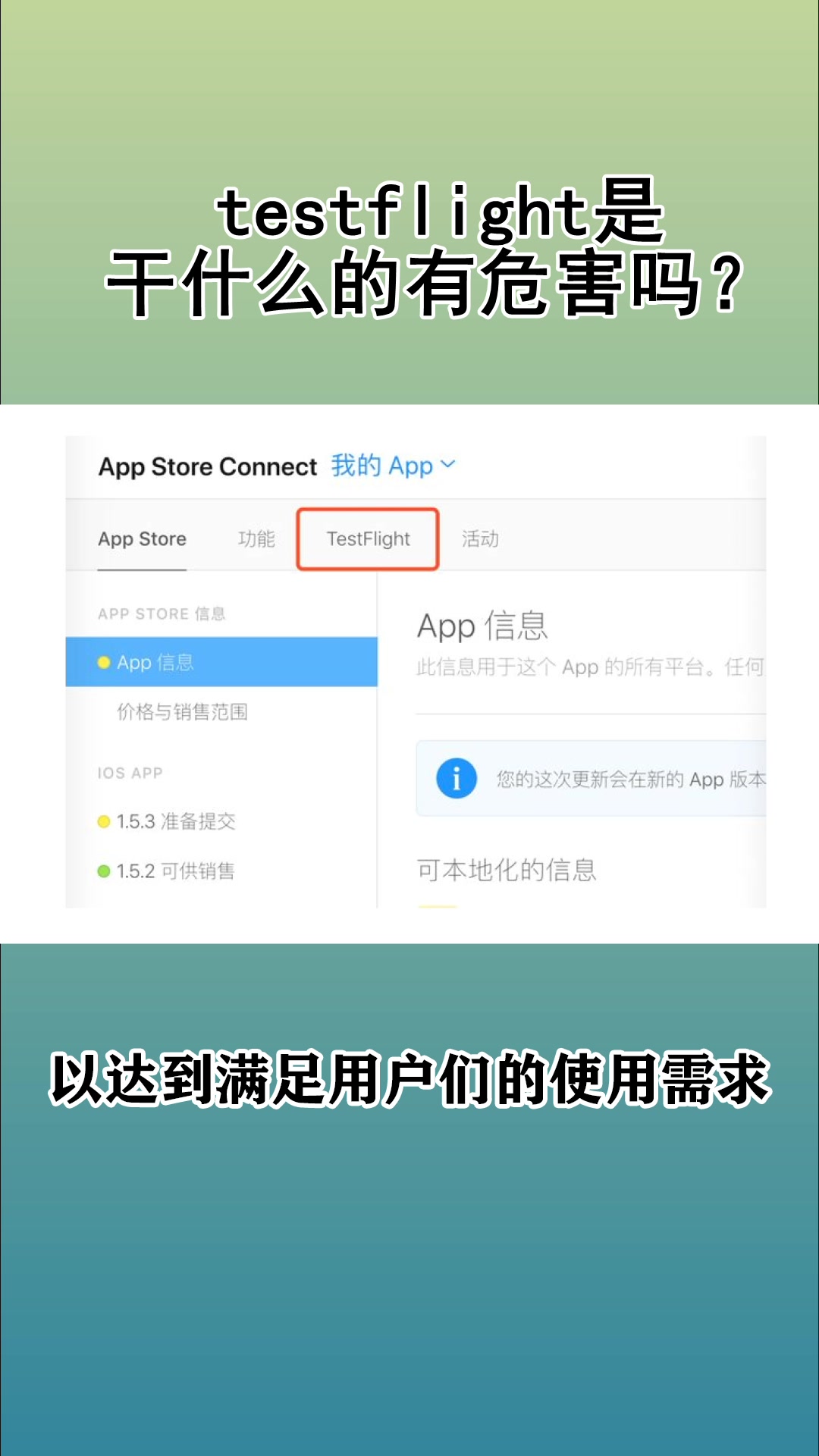 testflight是干什么的有危害吗?