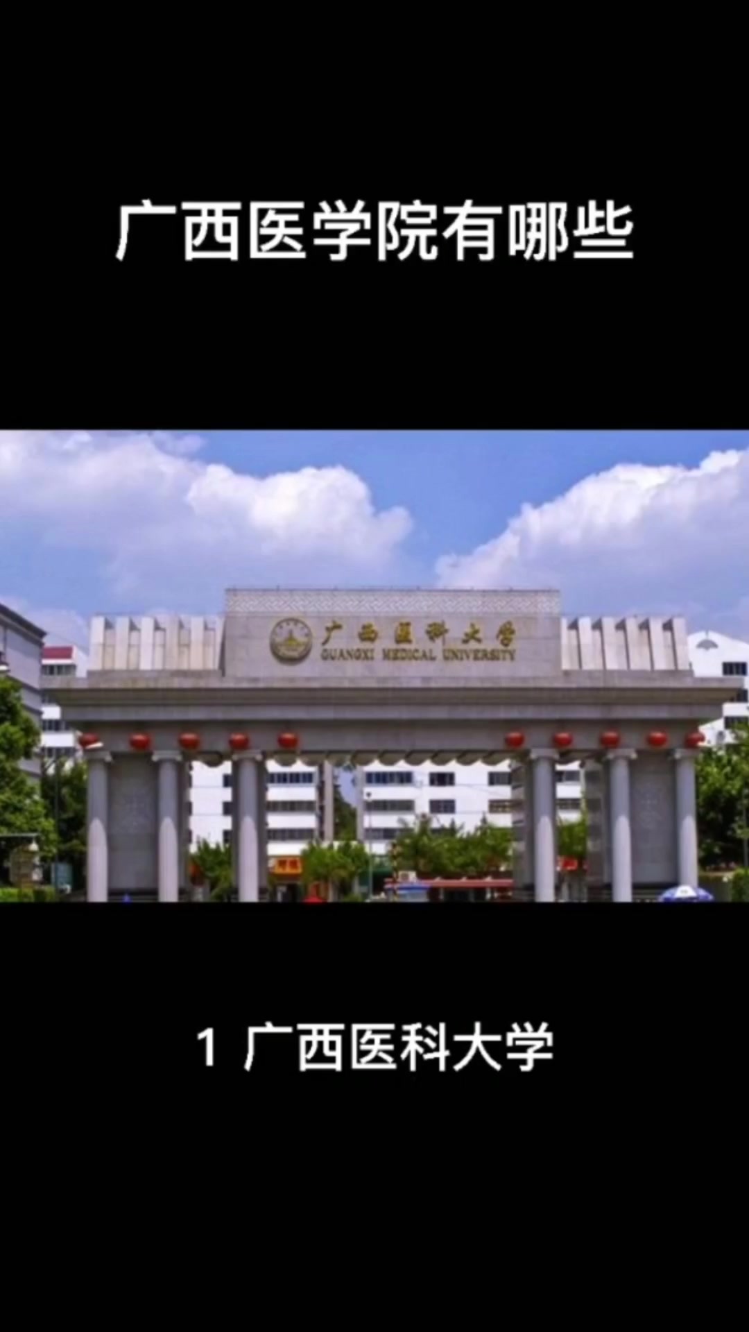 广西医学院有哪些