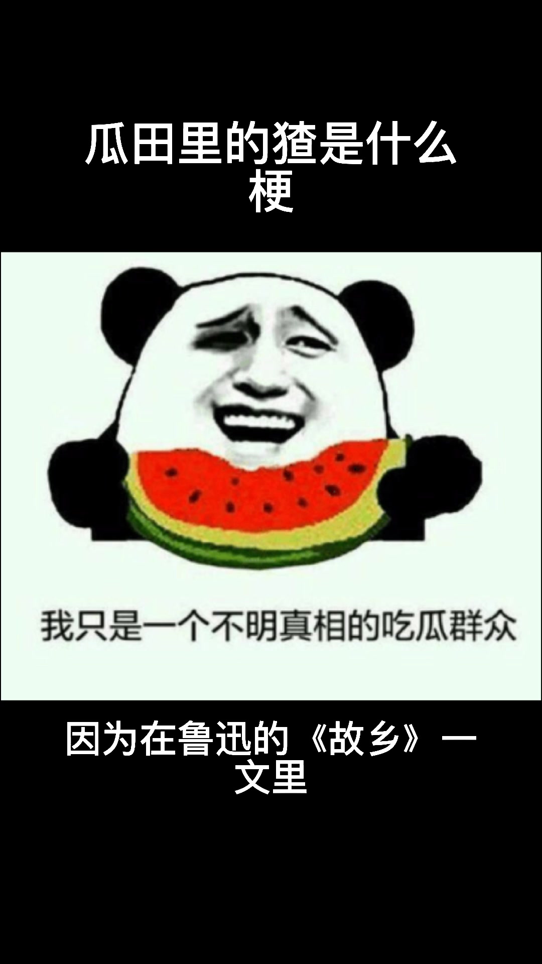 瓜田里的猹是什么梗?