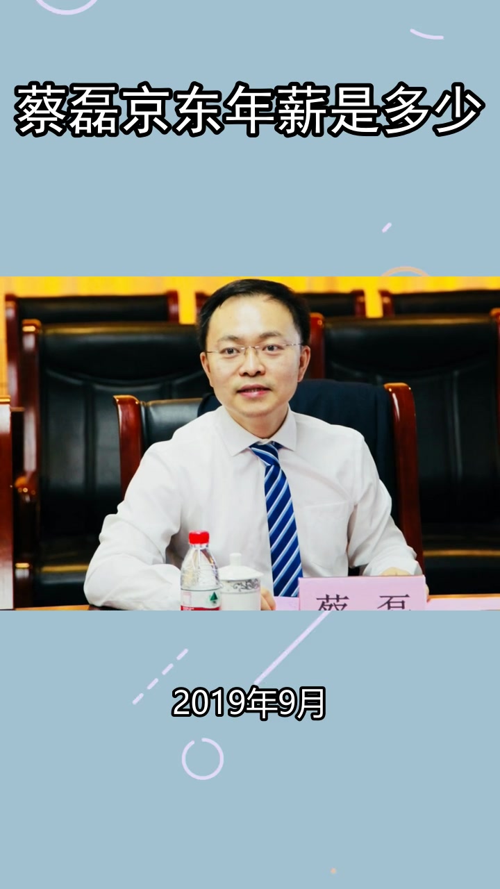 蔡磊京东年薪是多少你知道了吗