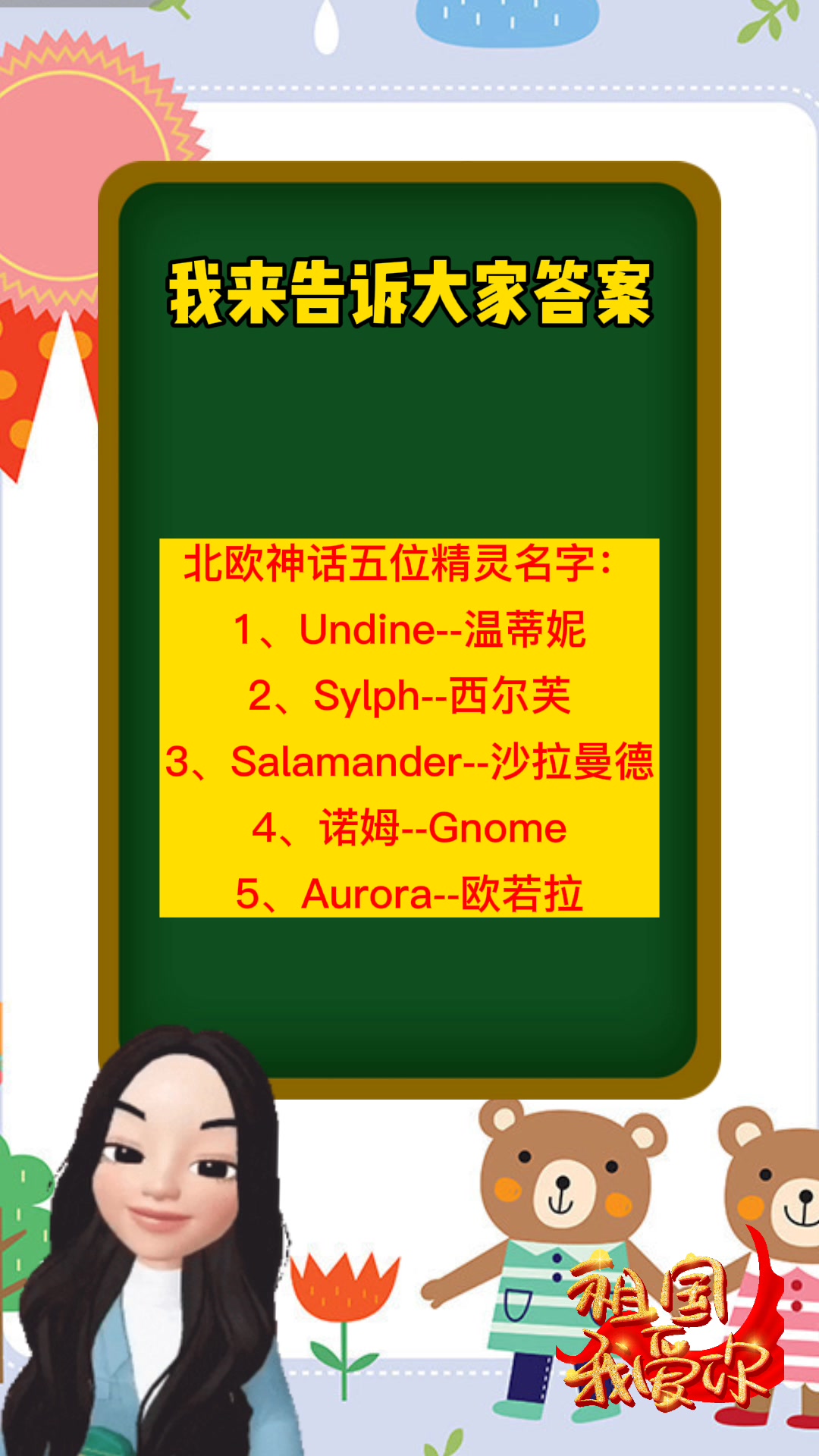 北欧神话精灵名字