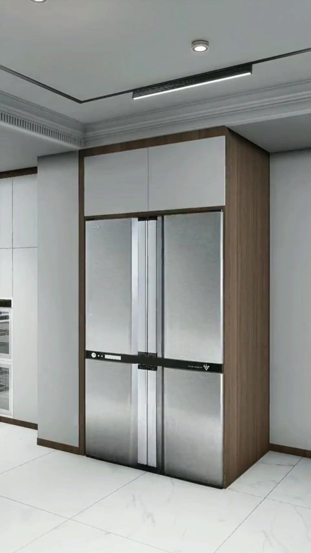 冰箱内嵌柜体这样做 南阳家具定制怎么样 南阳家具定制公司 南阳家具