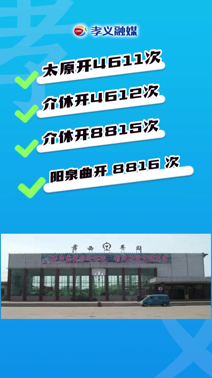 孝义火车站暂时停运孝义疫情交通