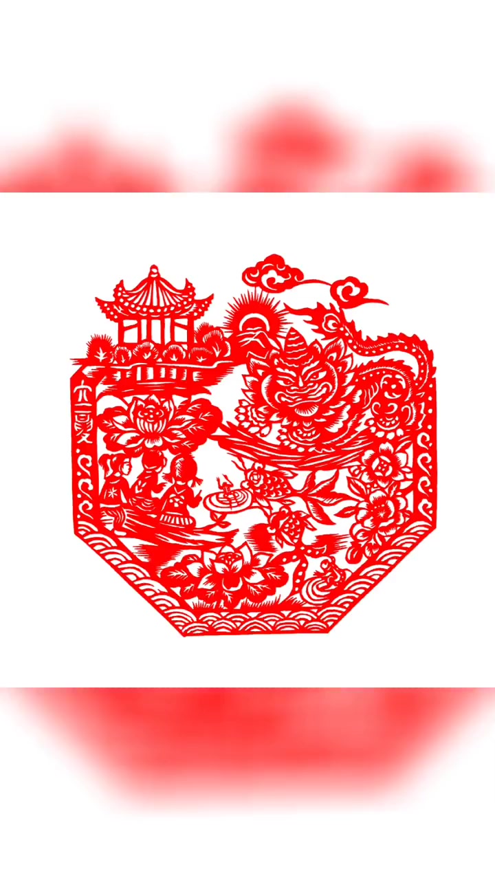 传统文化 剪纸 立夏 二十四节气 午后的蝉鸣和夏天一起来了!