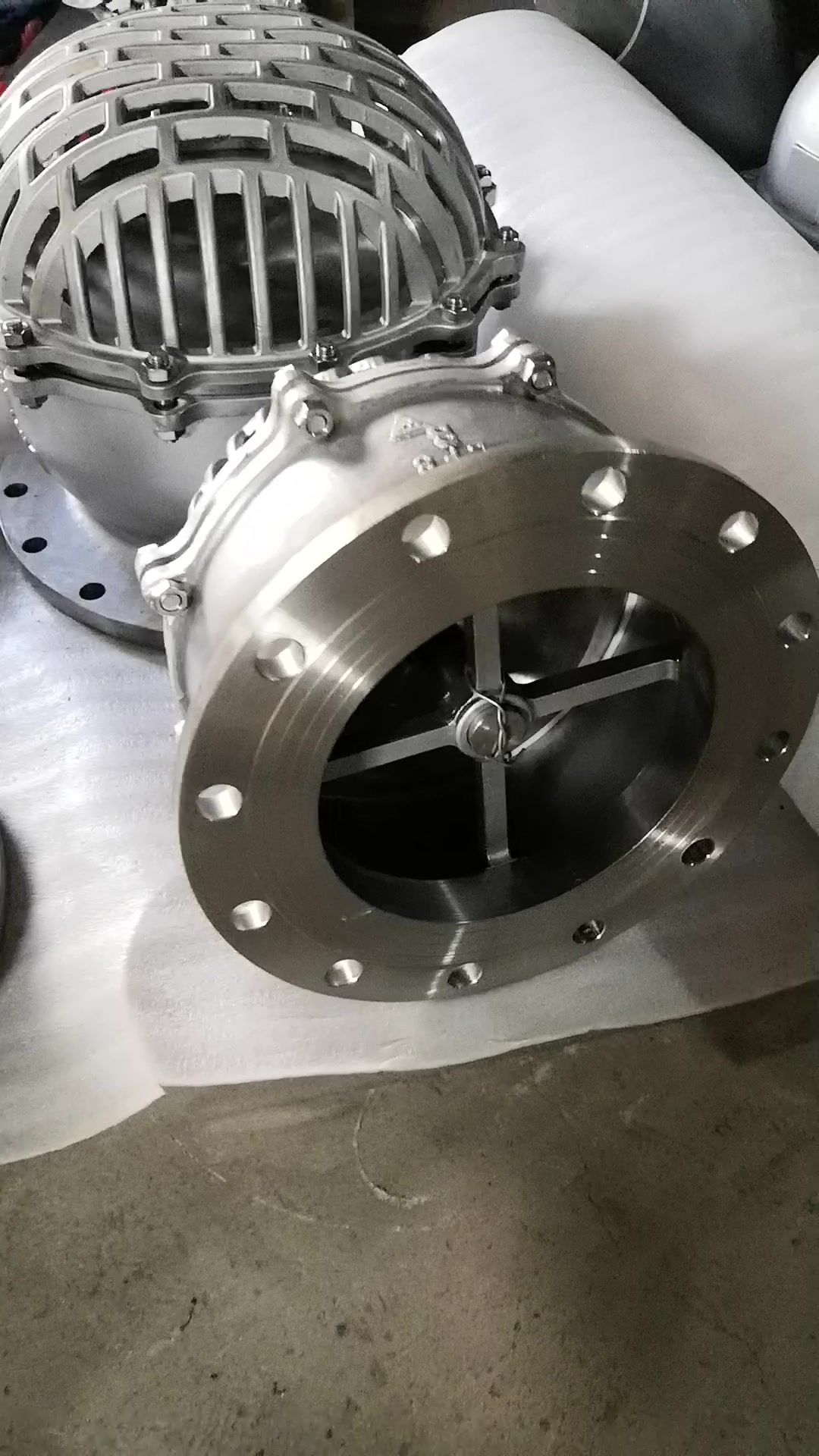 不锈钢304法兰底阀