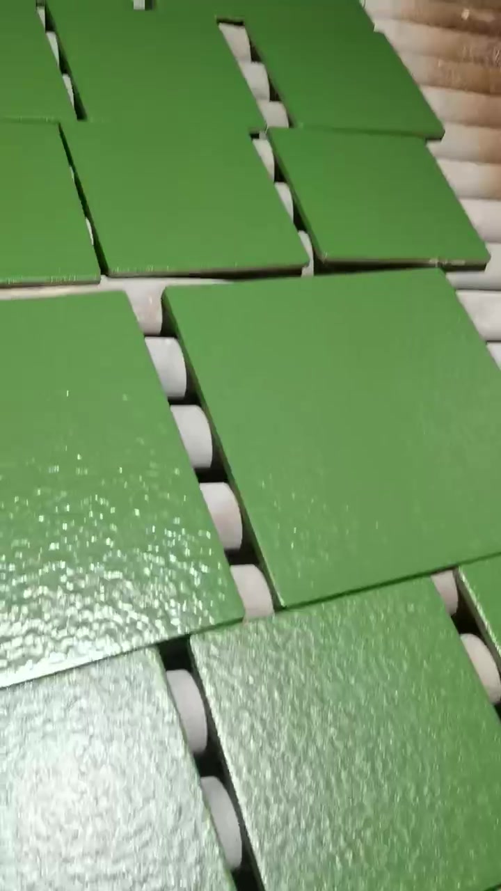 绿色广场砖大量排产中