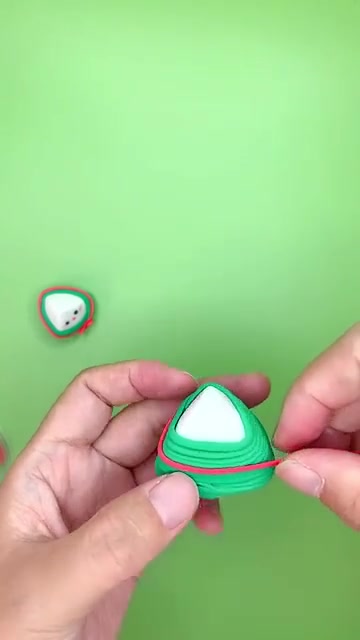 端午节~粘土彩泥粽子手工制作教程粘土教程 端午节手工 幼儿手工 亲子