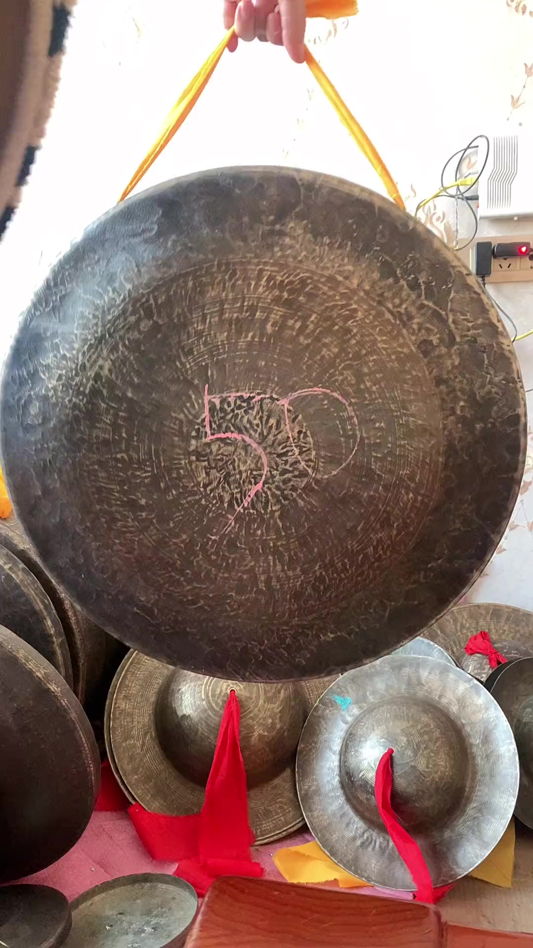 50公分青铜开道锣 老物件老情怀-度小视