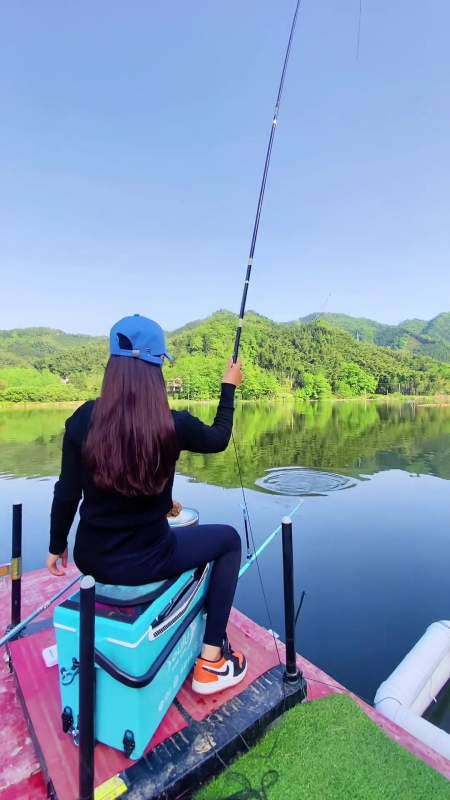 女钓手 女钓友 女钓手豆豆 钓鱼 钓鱼直-度小视