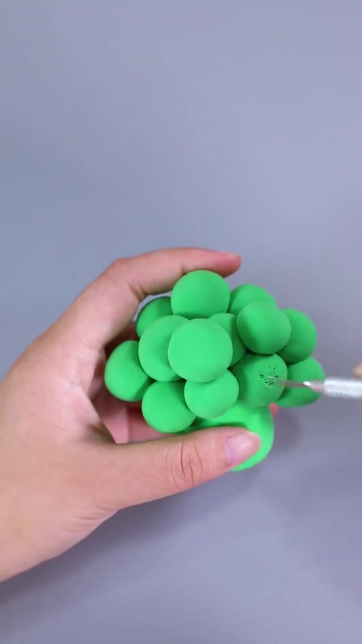 超可爱的西兰花粘土教程