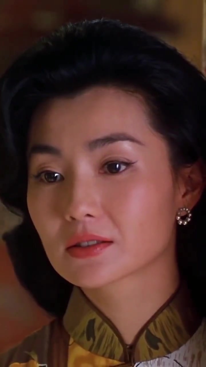 张曼玉旗袍气质高傲独领风骚