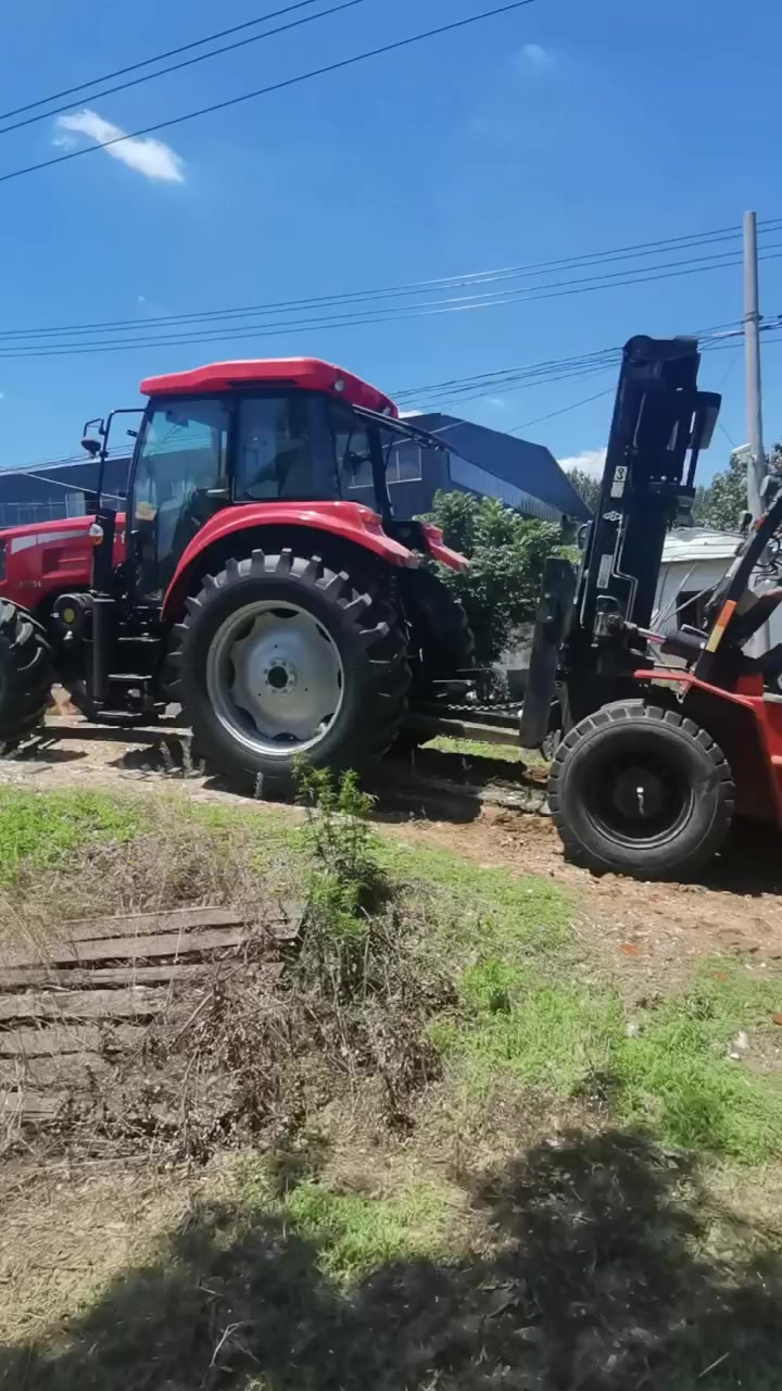 八十年代东方红拖拉机,动力还这么好,真牛!