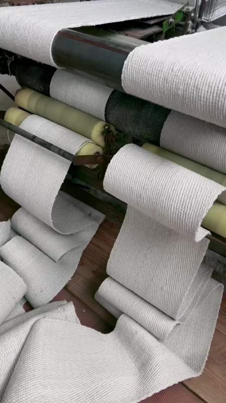 5mm陶瓷纤维布,不绣钢丝增强防火纤维布耐高温1260度-度小视