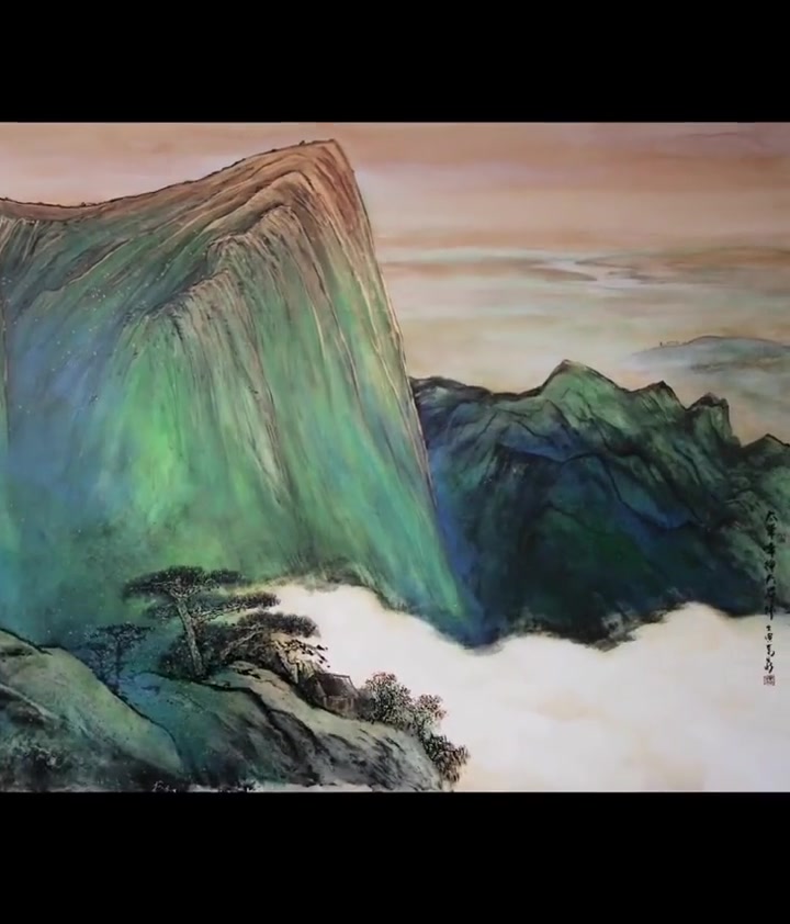 太华峰插天界外——万鼎作品-度小视