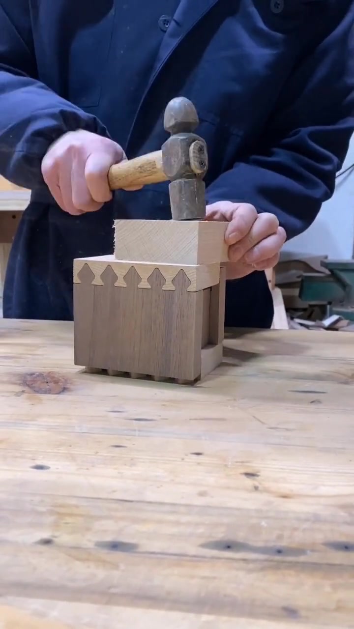 古代榫卯,现代设计!创意手工 木工diy