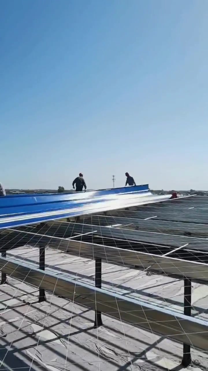 钢结构厂房 彩钢板 纳米板 820型彩钢板 c型钢 天沟 钢丝绳-度小视