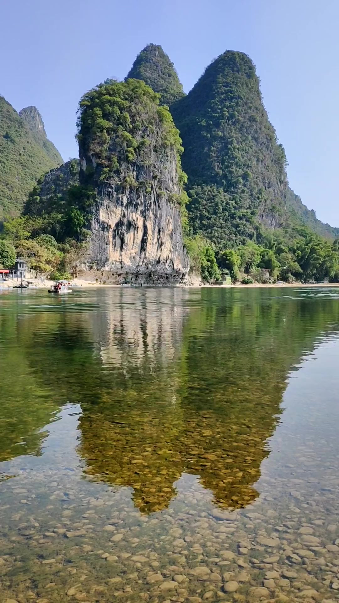小学课文里说桂林山水甲天下,漓江果然清澈见底-度小视