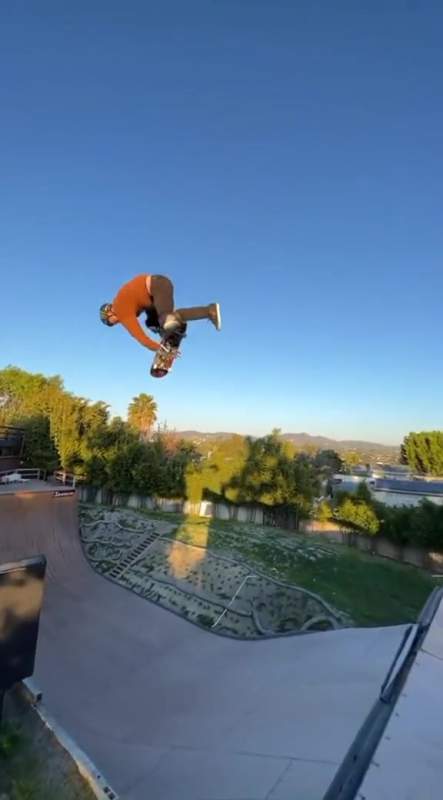 滑板 高手 危险动作请勿模仿