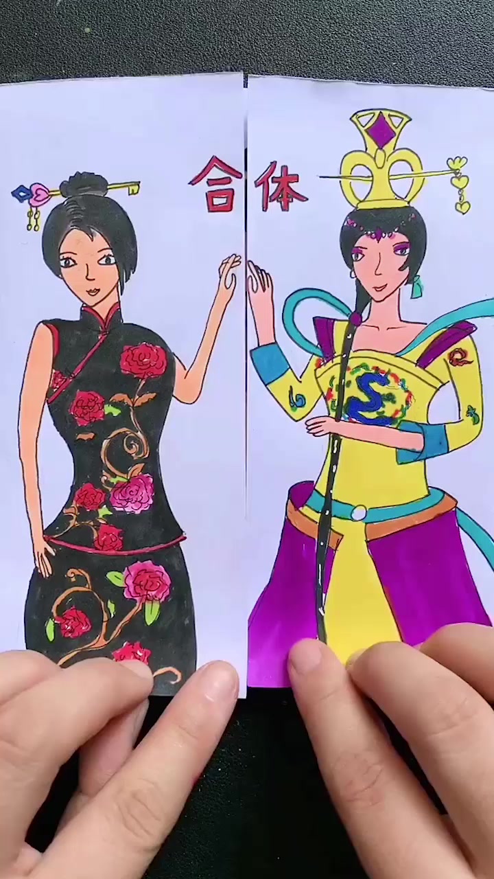 辛灵和曼多拉合体变身后,长相完美