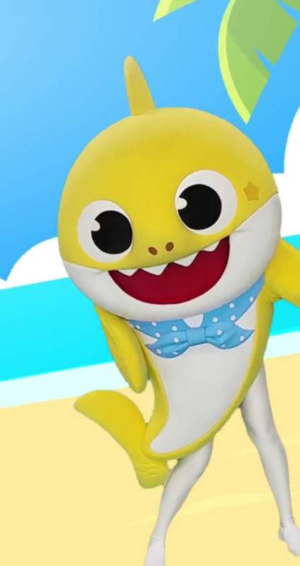 跟着鲨鱼宝宝和碰碰狐一起跳舞吧~ 人偶 舞蹈鲨鱼宝宝-度小视