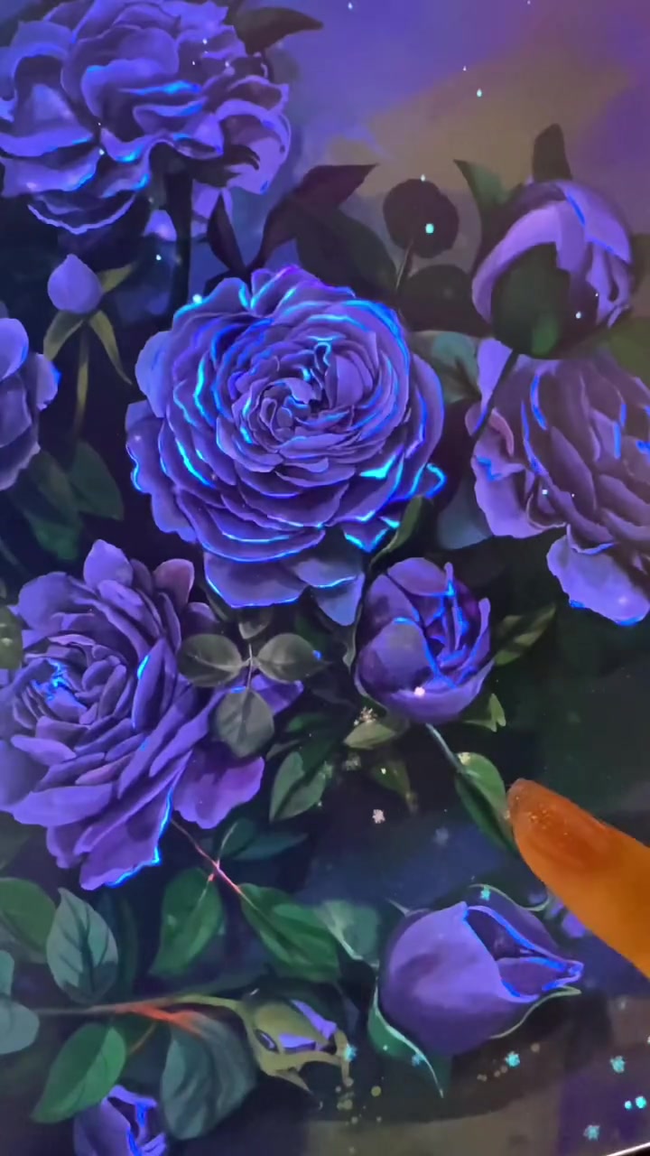 procreate紫光灯效果!你也试试吧-度小视