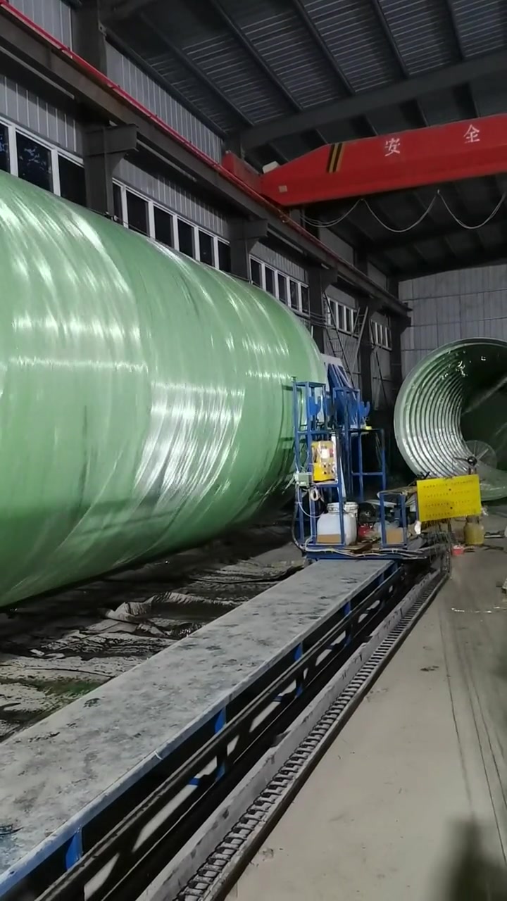 机械缠绕一次成筒玻璃钢化粪池调节池蓄水池一体污水处理设质量好