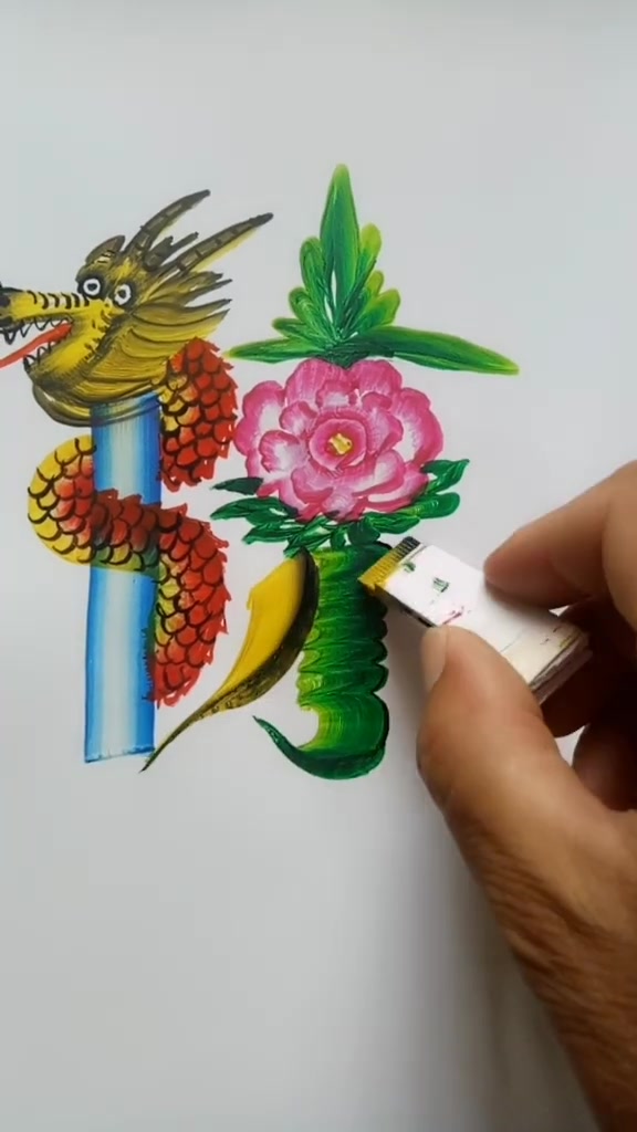 百家姓《陈》龙凤字花鸟艺术字