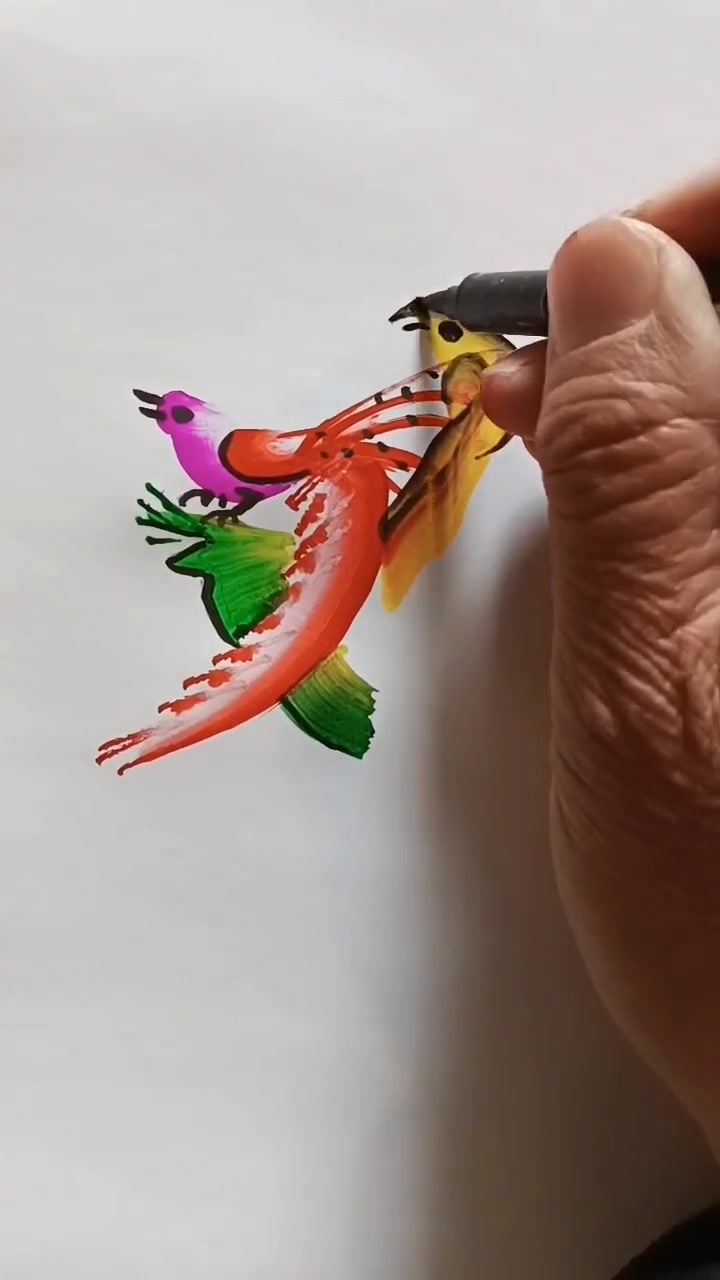 花鸟字龙凤艺术字板笔画名字画-度小视