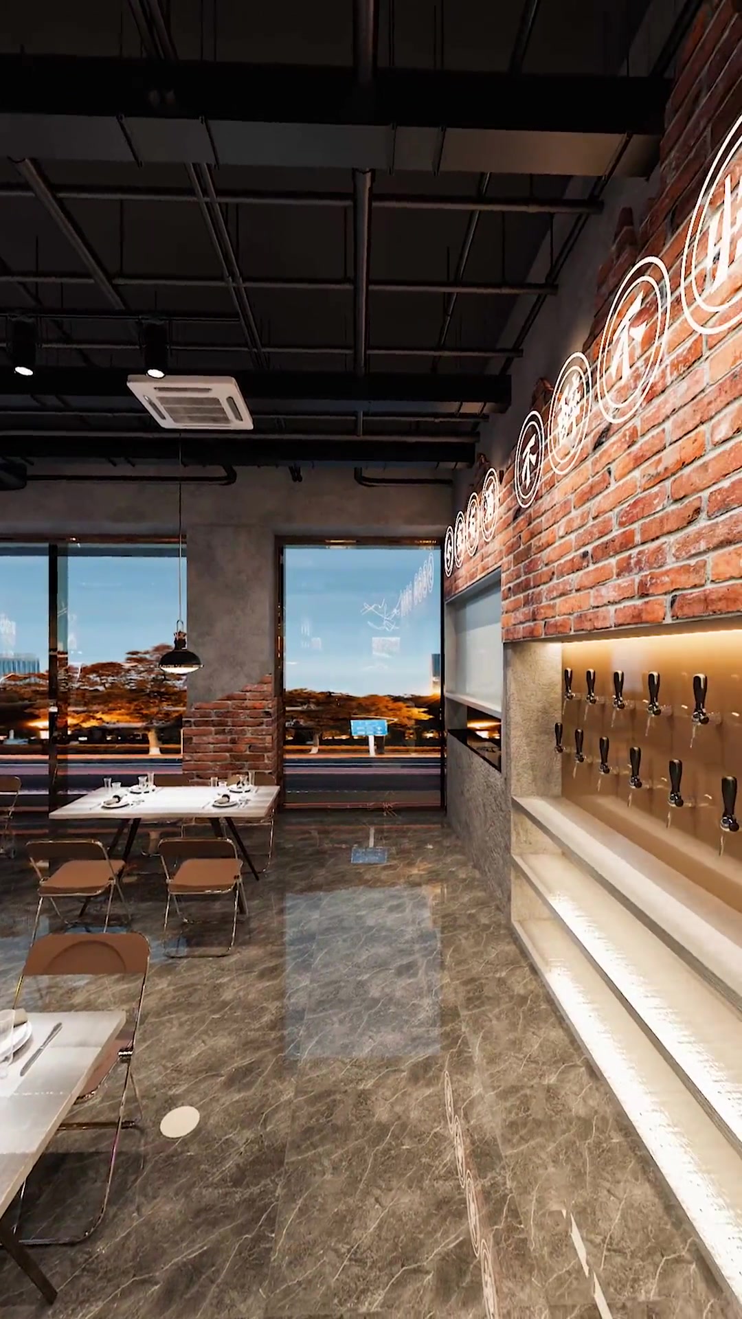 叙利亚战乱风餐厅案例分享,80平方这感觉喜欢嘛