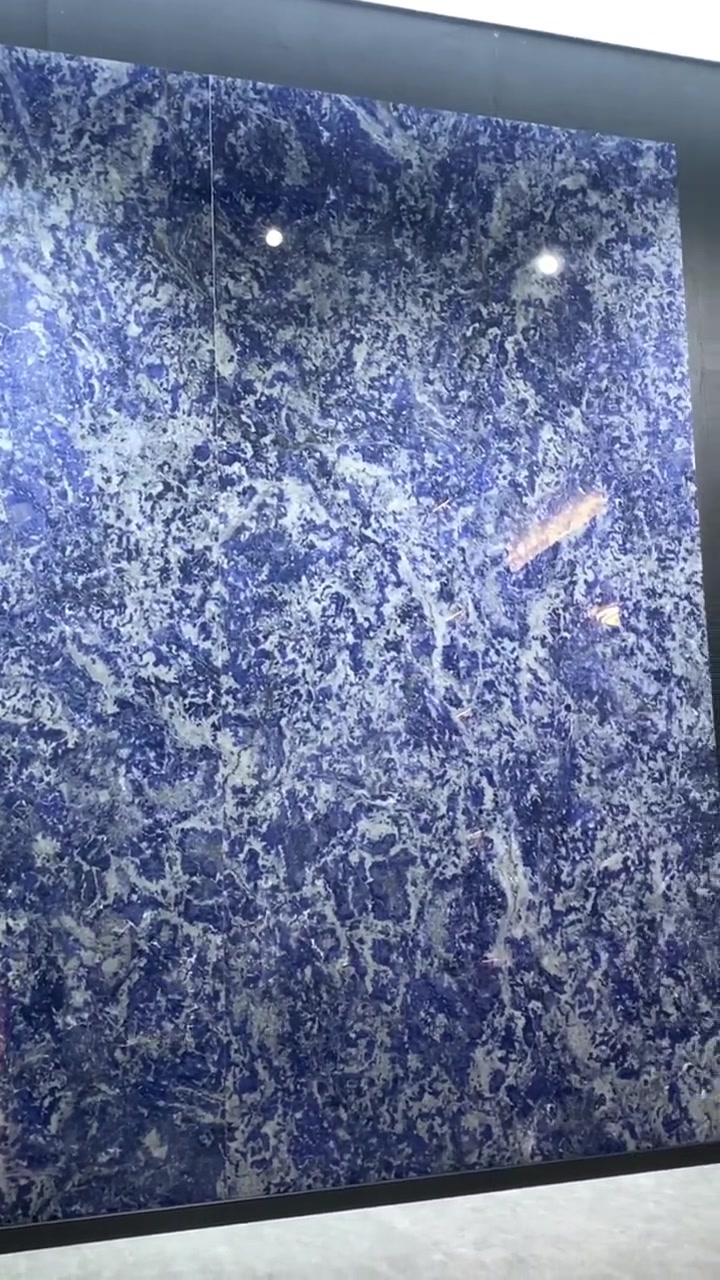 天空之境,绝美蓝色岩板 岩板 大岩家 背景墙 奢石