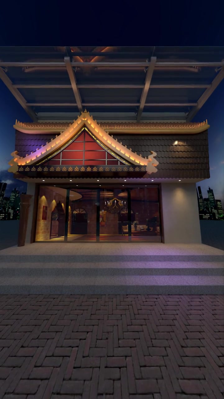 泰式足浴店 门头设计 足浴 门头招牌 门店-度小视