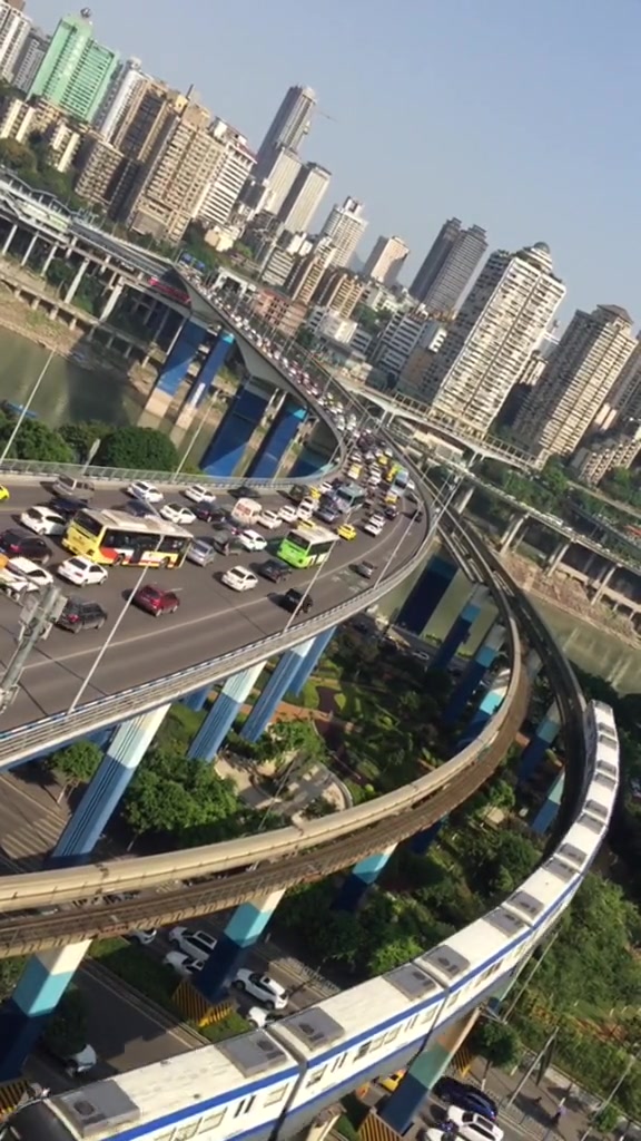 8d魔幻交通,西部唯一直辖市,美丽的山城重庆,来了让你不想走的城市