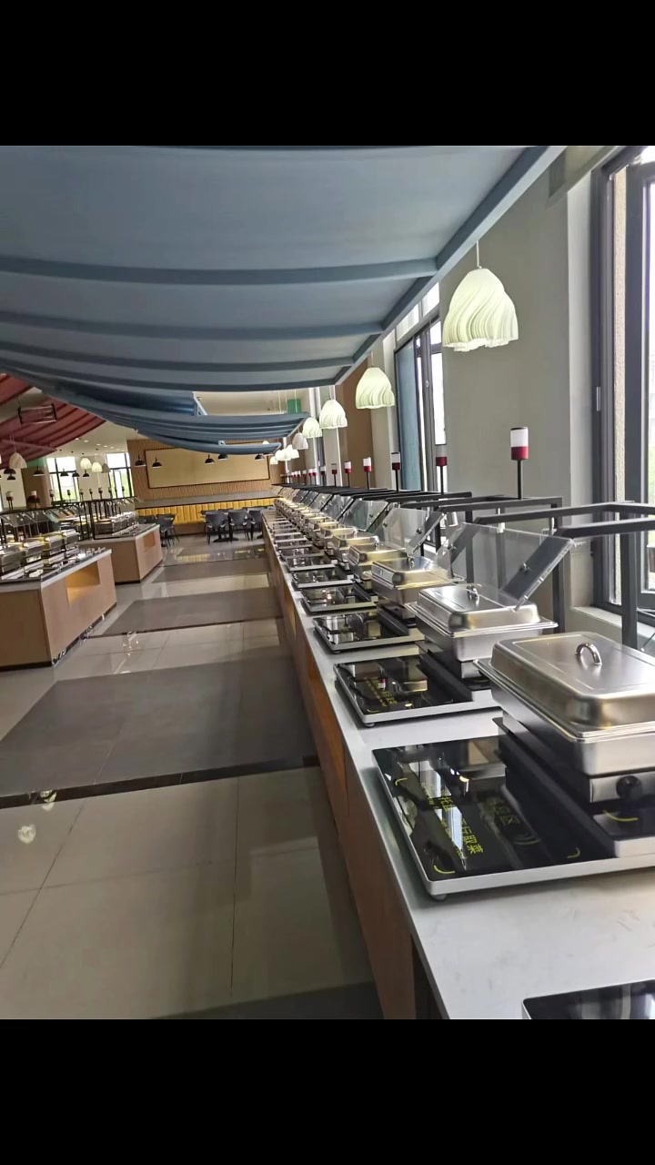 宁波食堂承包,浙江海洋大学定海校区食堂实拍,智慧食堂承包找万家欢