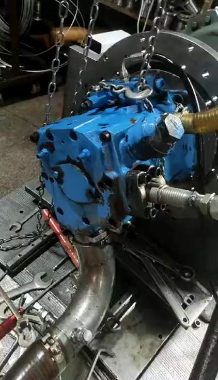 林德液压泵hpr210柱塞泵维修测试-度小视