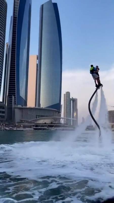 水上飞龙三亚 水上飞龙 节水在身边 水上飞人-度小视