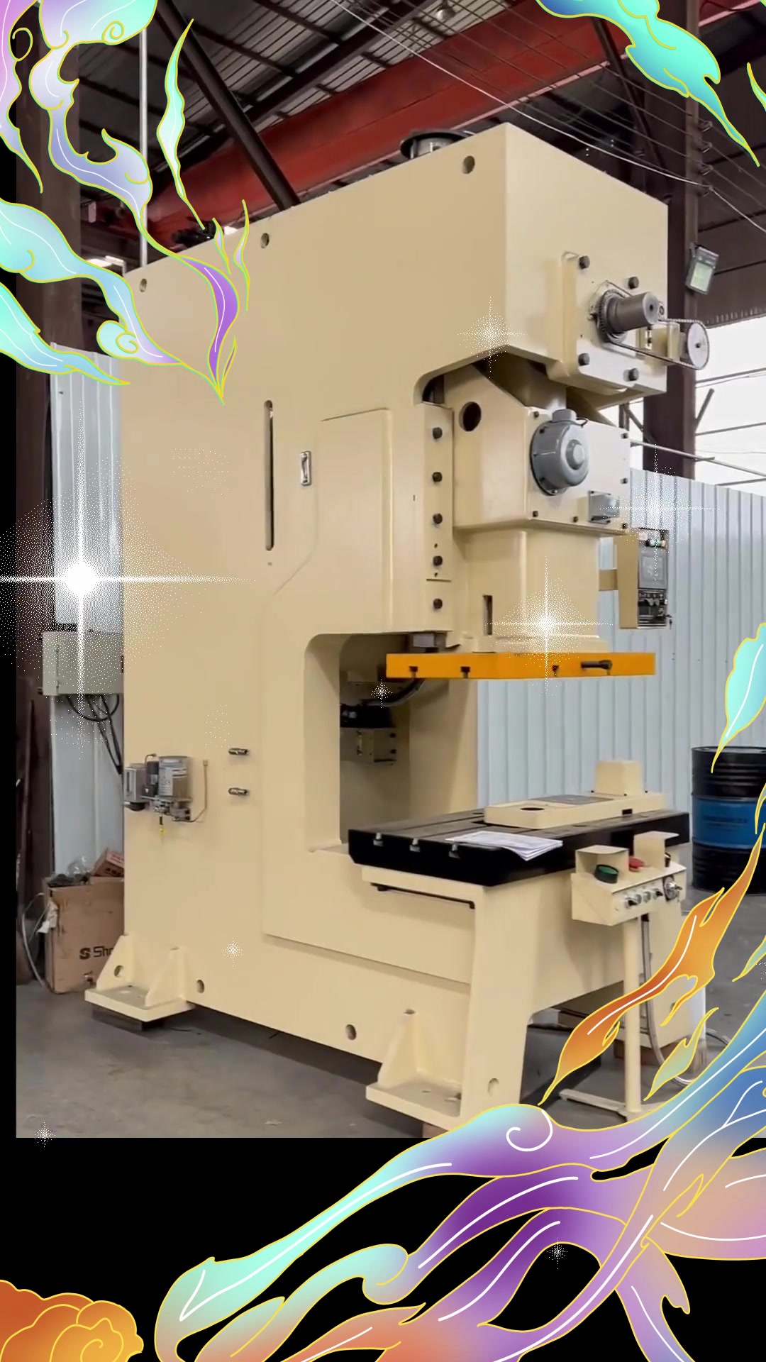 apa系列气动冲床按需定制,工期短,交货快-度小视