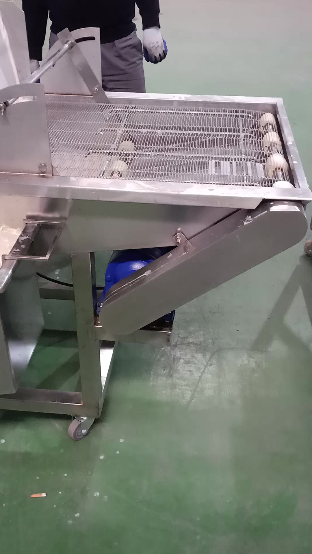 鸡排,鱼排食品上浆机,浸浆机,淋浆机-度小视