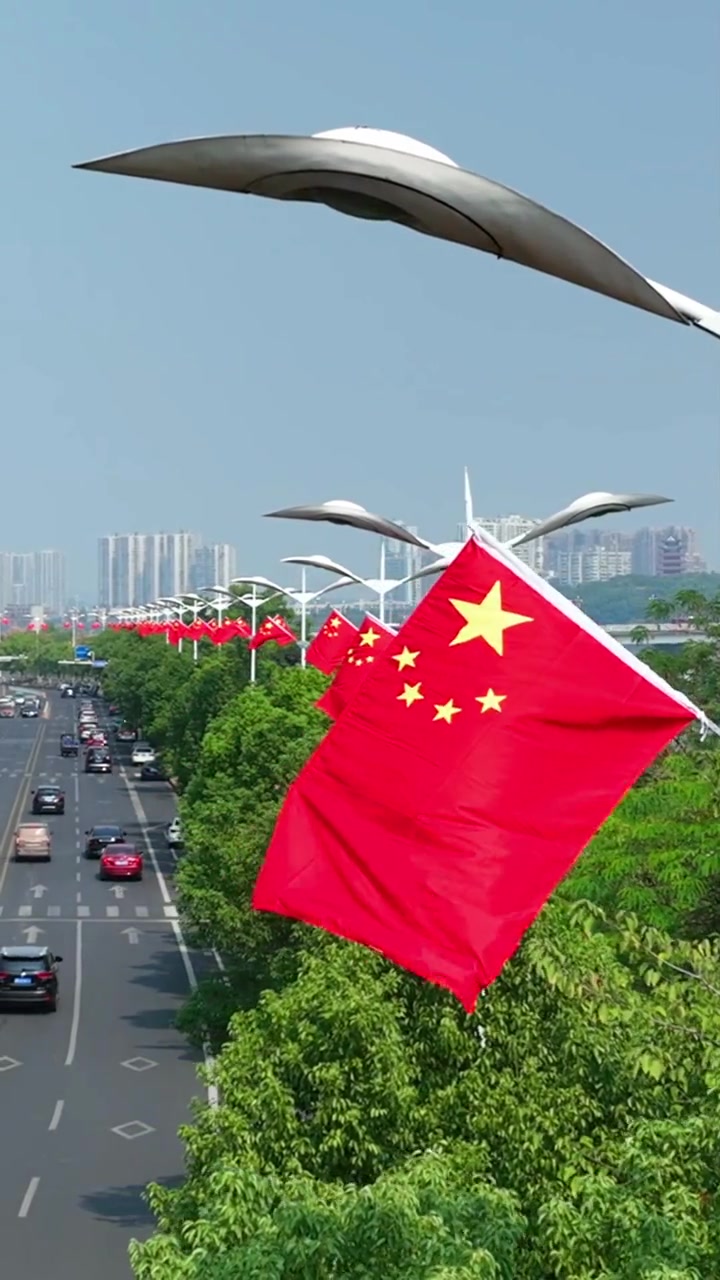 国庆 直播株洲 为祖国点赞 祖国万岁 五星红旗迎风飘扬