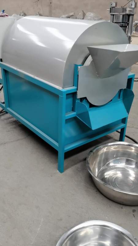 100型榨油机商用花生油菜籽油压榨设备全自动食用油加工设备-度小视