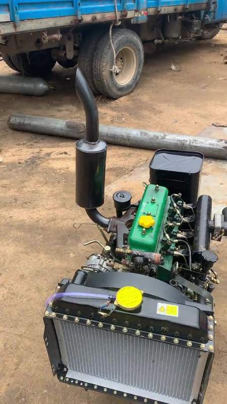 柴油发动机 发动机 小四轮单缸改装2缸发动机51-度小视