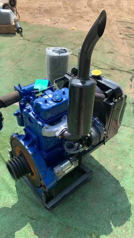 小四轮单缸改装2缸发动机 发动机 柴油机81-度小视