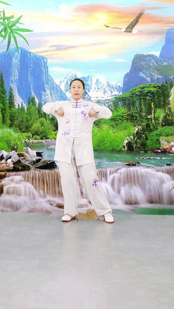 健身气功五禽戏6分钟口令竞赛版,疏通经络,通利关节