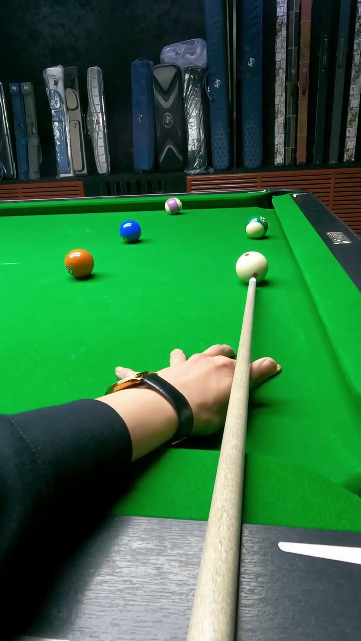 台球教学,体育,你准你怕啥第一视角分享台球思路-度小视