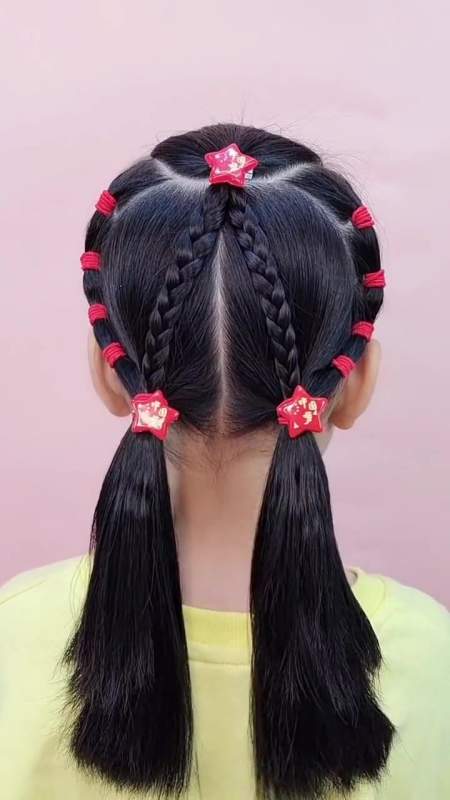国庆发型儿童编发发型教程来啦-度小视