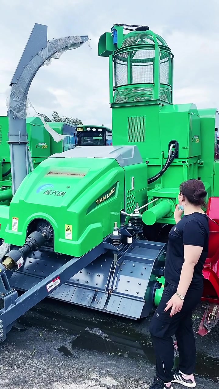 天朗新款打包机秸秆粉碎打捆机-度小视